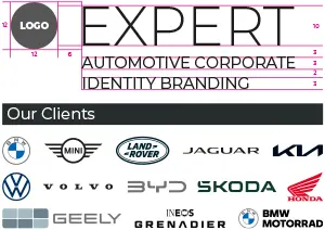 Automotive Corporate Identity branding - XL Design and Code
